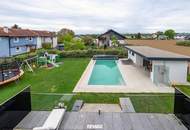 Familienparadies samt Pool und 4 Garagen in Gössendorf!