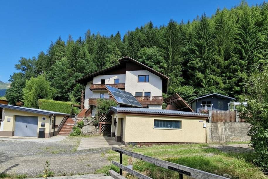 Großzügiges Wohnhaus mit Garagen für drei PKW, Sackgasse, Waldrandlage, Haus-kauf, 275.000,€, 8600 Bruck-Mürzzuschlag