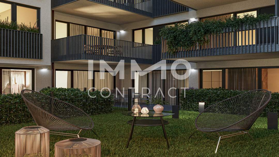 WOHNEN AM PARK - Urban &amp; Grün: Attraktives Dreizimmer-Investment (Neubau - freier Mietzins)