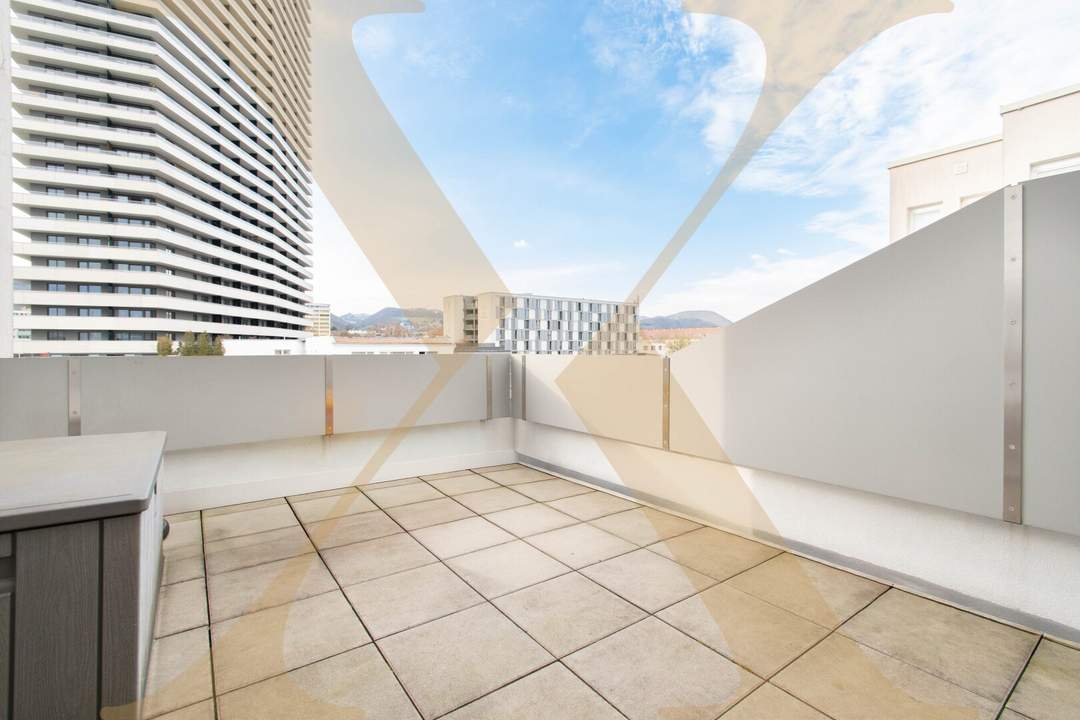 Wohntraum auf zwei Ebenen! Stilvolle Maisonettewohnung mit großzügiger Dachterrasse und Loggia in Urfahr zu verkaufen!