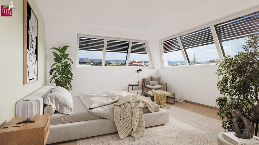 Exklusive Dachgeschoss-Maisonette mit Terrasse | 172 m² | 5 Zimmer | Luxusausstattung im Botschaftsviertel ++ Provisionsfrei für den Käufer