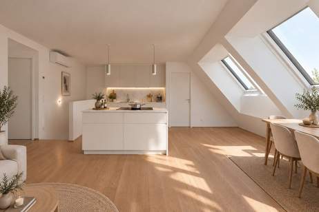 THE TEMPTATION - Dachgeschoss-Maisonette mit 2 Terrassen + Balkon | 23 m² Freifläche, 3 Zimmer, Wohnung-kauf, 1.096.000,€, 1180 Wien 18., Währing