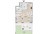 Gartenwohnung - 200m zur U1 Rennbahnweg - Top Ausstattung