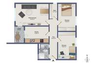 Ruhige 3-Zimmer-Wohnung mit Loggia und Traumausicht - Nähe LKH Graz