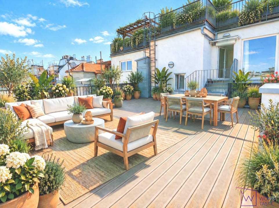 Penthouse über Wien | Lift direkt in die Wohnung | 136 m² Terrassen