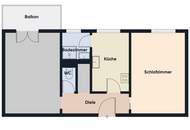 2-Zimmer-Balkonwohnung nahe Rathauspark