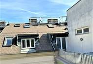 GONZAGAGASSE, BÖRSE-NÄHE, klimatisiertes 122 m2 Dachgeschoss mit 8 m2 Terrasse, 3 Zimmer, Komplettküche, 2 Bäder, Parketten