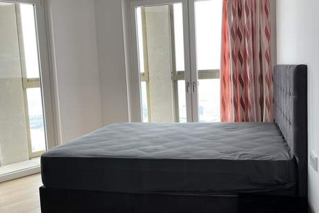 Helio Tower: möbliertes Apartment inklusive Heizkostenakkonto und Garagenplatz, Wohnung-miete, 2.850,00,€, 1030 Wien 3., Landstraße