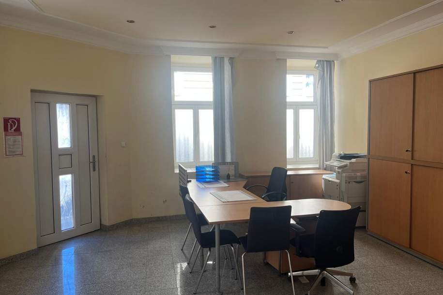 Toßgasse - repräsentatives Altbaubüro mit Straßeneingang zu vermieten, Gewerbeobjekt-miete, 616,67,€, 1150 Wien 15., Rudolfsheim-Fünfhaus