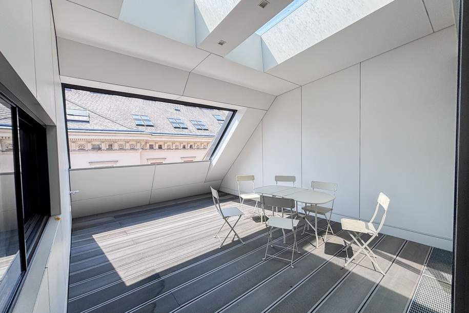 möbliertes Penthouse in Bestlage, Wohnung-miete, 5.012,87,€, 1010 Wien 1., Innere Stadt