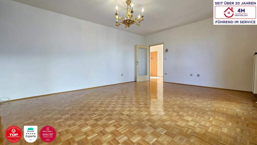 📍 3-Zimmer-Wohnung mit großer Loggia in ruhiger, zentraler Lage von Baden ✨