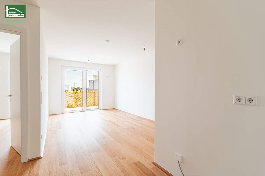 Investoren aufgepasst (Nettopreis) - begehrte 2.Zimmer-Wohnung mit Balkon im provisionsfreien Erstbezugs-Neubau