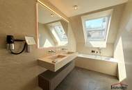 PROVISIONSFREI - ERSTBEZUG - Luxus pur! Große Dachgeschossmaisonette mit Dachterrasse, Pool und Deckenkühlung in RUHELAGE!