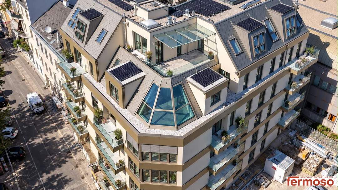 LUXUS-ERSTBEZUG IM 21. BEZIRK – 4 ZIMMER, 2 MASTER-BEDROOMS &amp; 2 BALKONE