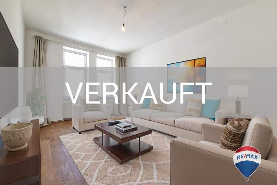 VERKAUFT! Lichtdurchflutete 3-Zimmer-Altbauwohnung im 3. Liftstock, Wohnung-kauf, 349.000,€, 1150 Wien 15., Rudolfsheim-Fünfhaus