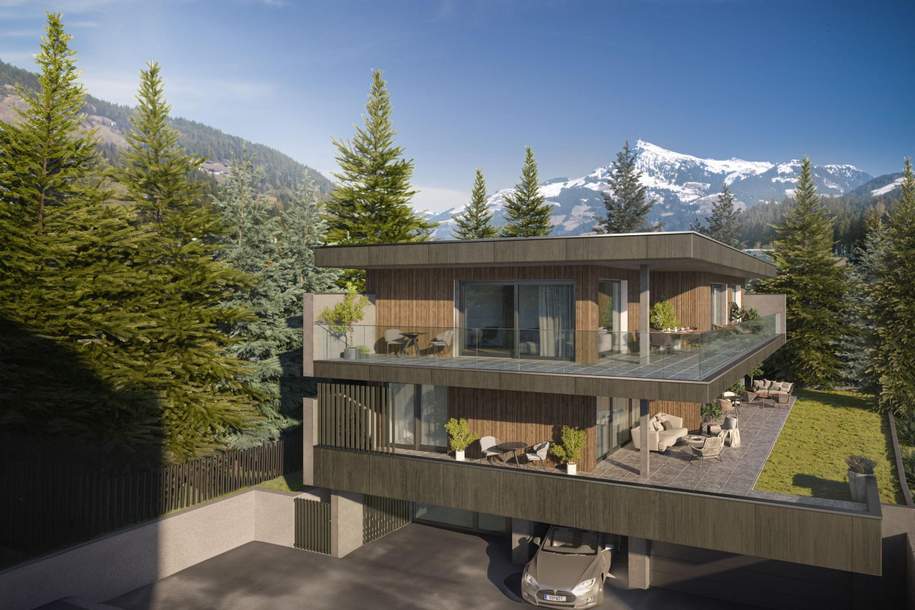 Villa - exklusives Wohnen in ruhiger Zentrumsnähe - Erstbezug, Haus-kauf, 5.795.000,€, 6365 Kitzbühel