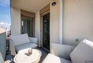 ERSTBEZUG mit LOGGIA/BALKON | Eckwohnung mit schönem Blick im 4. OG | Einbauküche | Optional möbliert | Nähe Alte Donau | Fernwärme | TG-Stellplatz optiona