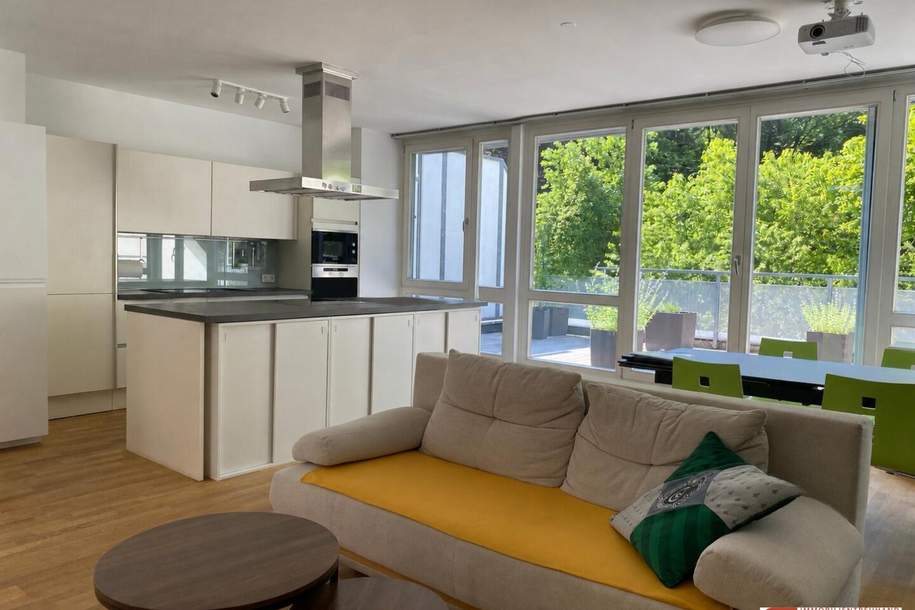 Luxuriöses 5-Zimmer-Penthouse | Privater Lift | 152 m² Wohnfläche | 96 m² Terrassen | Wienerwaldlage, Wohnung-kauf, 1.495.000,€, 1170 Wien 17., Hernals