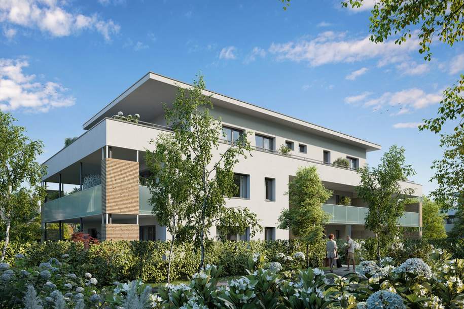 Wunderschön &amp; leistbar: 2-Zimmer-Wohnung mit Terrasse &amp; Garten in Graz-Liebenau – zukunftssicher dank Luftwärmepumpe &amp; Photovoltaikanlage. Baustart erfolgt - Arbeiten vor Ort starten in Kürze!, Wohnung-kauf, 242.400,€, 8041 Graz(Stadt)