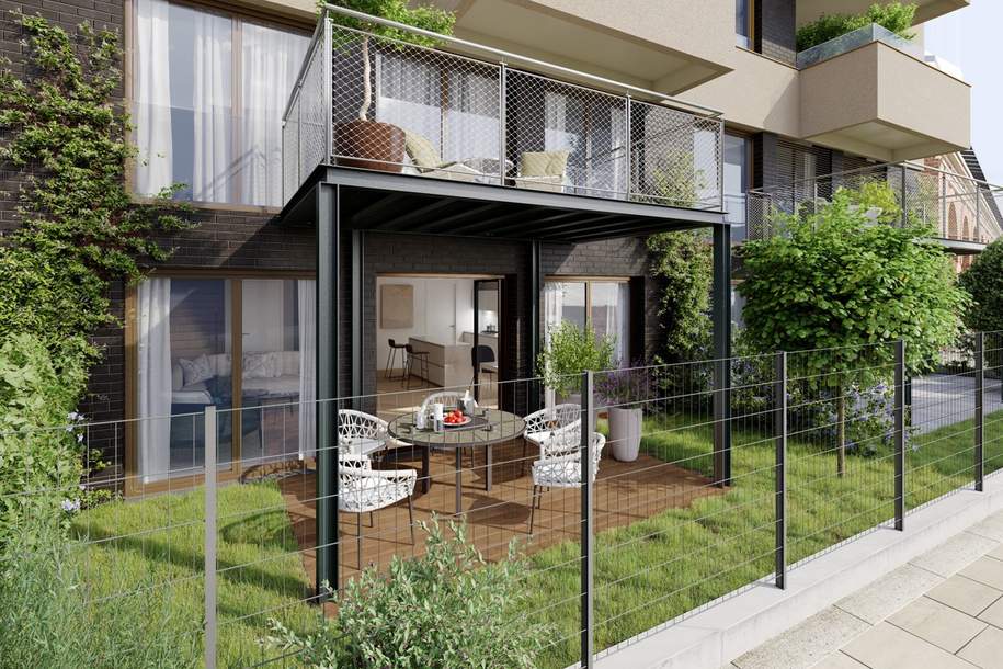 Elegantes Stadtwohnen mit Gartenflair - Maisonette Deluxe beim Hauptbahnhof - Provisionsfrei, Wohnung-kauf, 879.000,€, 1100 Wien 10., Favoriten