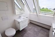 GRÜNBLICK, RUHELAGE, sonniges 46 m2 Dachgeschoß mit 20 m2 Terrasse, 2 Zimmer, Komplettküche, Wannenbad, Lavendelweg