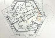 Lichtdurchflutete Penthouse Architektur - barrierefreie 5-Zimmer Maisonette-Wohnung in exklusiver Lage mit teiloffener Galerieebene, zahlreichen Terrassen, 2 Bädern und PKW-Garagenplatz