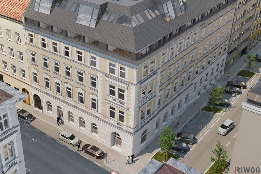 INITIATIVE TOP 100 - RAUS AUS GAS | 3-Zimmer Altbauwohnung mit Innenhofbalkon nahe dem Augarten | Erstbezug nach Sanierung