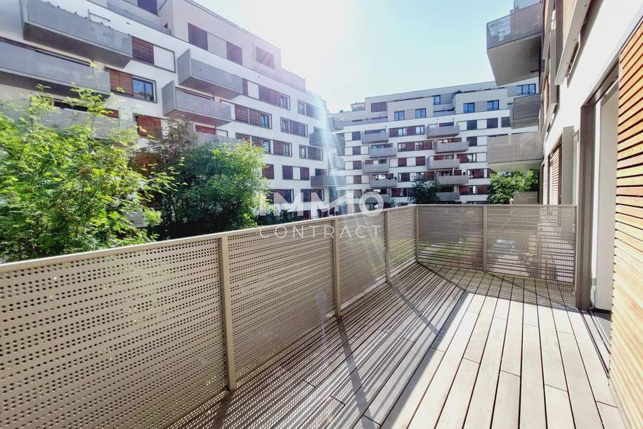 Moderne 4-Zimmer-Neubauwohnung mit Sauna und Fitnessbereich im Haus – direkt an der U2 Aspernstraße, Wohnung-miete, 1.750,00,€, 1220 Wien 22., Donaustadt