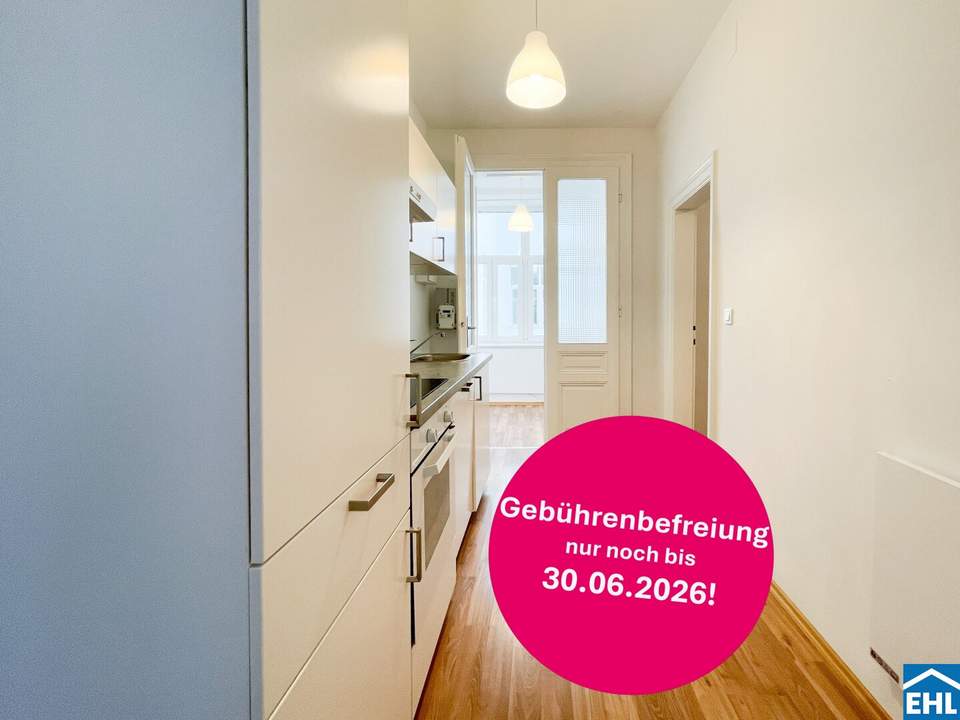Innenhofruhelage Nähe Schlachthausgasse: Charmante 1,5 Zimmerwohnung