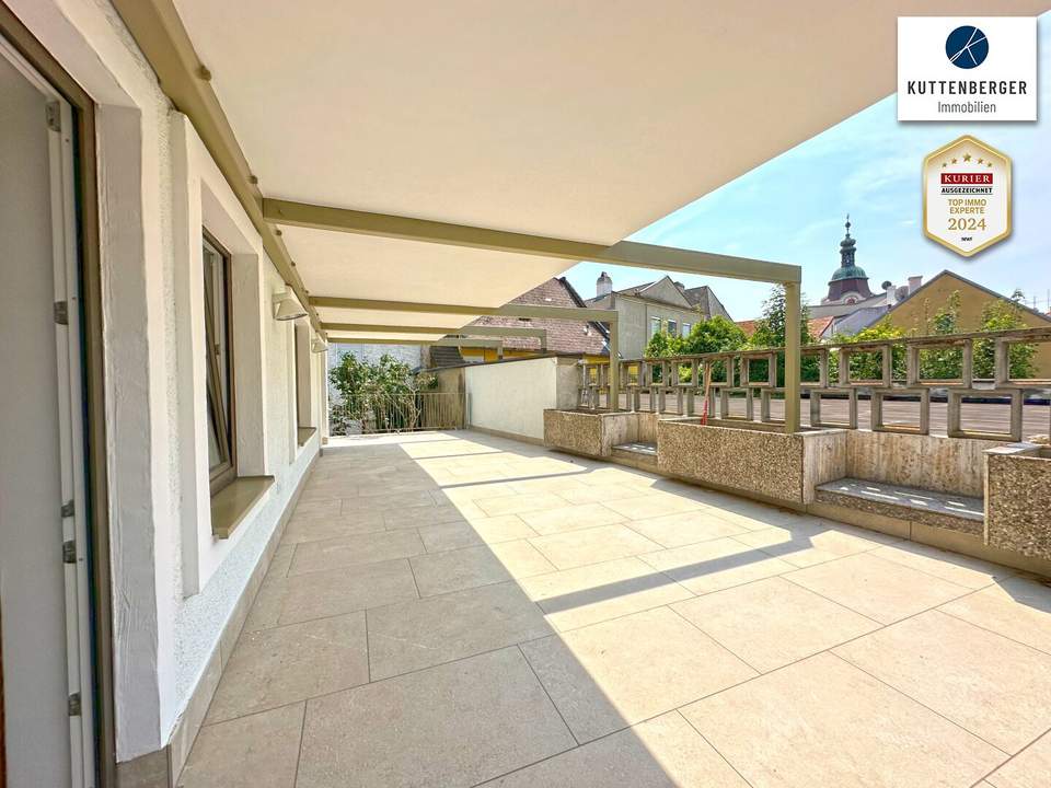 Summer In The City: 3-Zimmer Erstbezug mit 57m² Terrasse in der Kremser Altstadt!