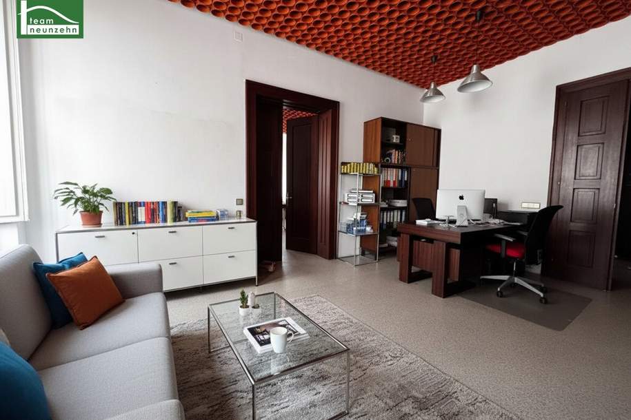 Arbeiten mit Atmosphäre: Altbaujuwel mit Mid-Century-Flair, Gewerbeobjekt-miete, 1.218,95,€, 8010 Graz(Stadt)