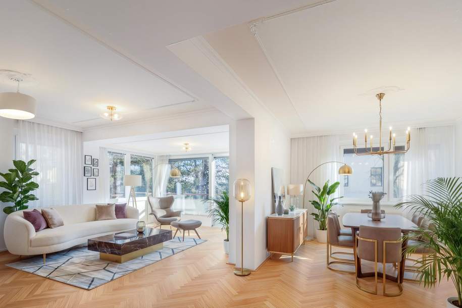 Himmlisch wohnen an der Himmelhofwiese: 5/6 Zimmer Gartenresidenz in Ober St. Veit Nähe Lainzer Tiergarten, Wohnung-kauf, 748.500,€, 1130 Wien 13., Hietzing