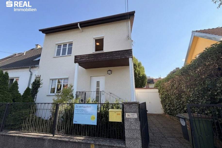 Doppelhaushälfte 4 Zimmer, 106 m², Garten & Garage – renovierungsbedürftig, Haus-kauf, 450.000,€, 1210 Wien 21., Floridsdorf
