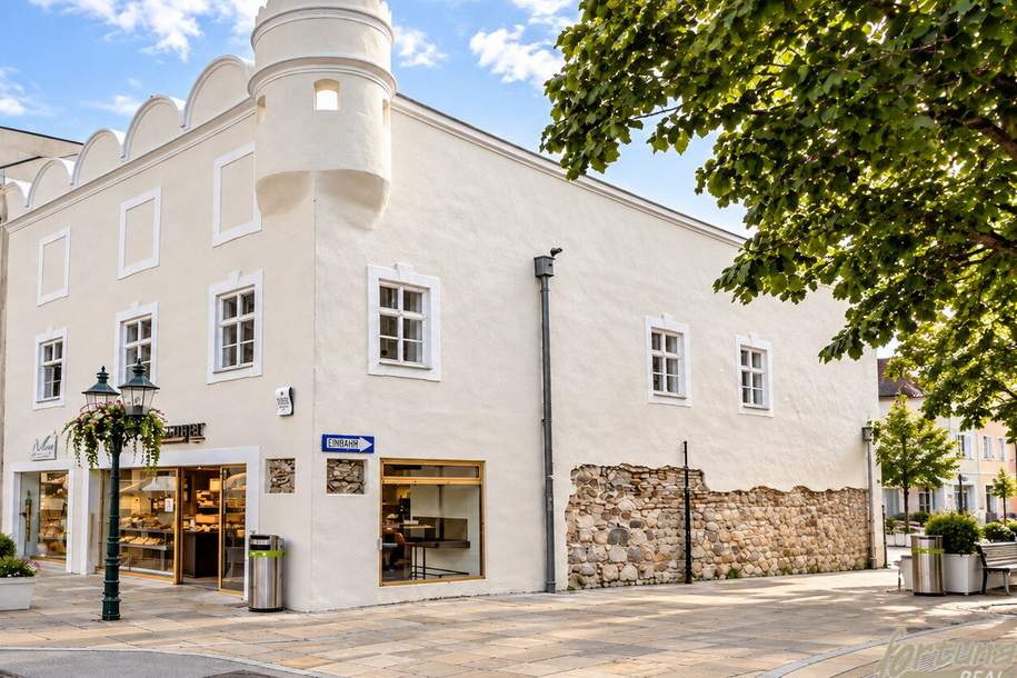 Historisches Stadthaus mit zwei Geschäften und Wohnungen in Tulln an der Donau, Gewerbeobjekt-kauf, 3430 Tulln