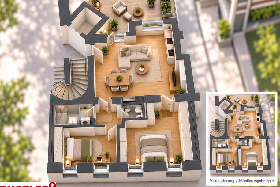 MEHR RAUM. MEHR FREIHEIT. 3 Zimmer mit Terrasse in bester Währinger Lage, Wohnung-kauf, 468.000,€, 1180 Wien 18., Währing