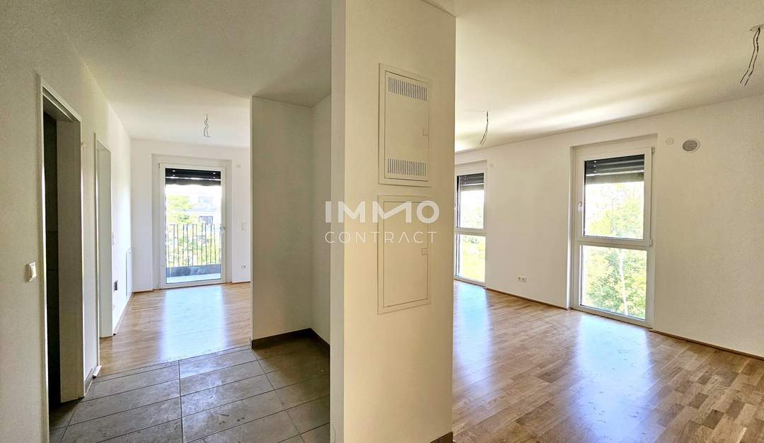 Moderne 2-Zimmer-Balkon-Wohnung mit Grünblick in Ruhelage - provisionsfrei!