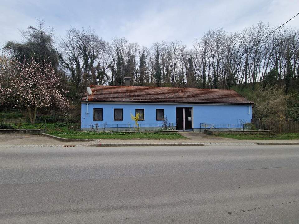 SANIERUNGSBEDÜRFTIGES LANDHAUS MIT KLEINEM HOLZSCHUPPEN UND RUHIGEM INNENHOF AN DER WAGRAMKANTE MIT KLEINEM WEINKELLER FÜR 1-2 PERSONEN