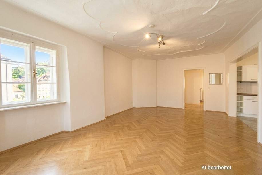 Erleben Sie Kremser Altstadt hautnah - Stilvolle 2-Zimmer-Wohnung mit Altbaucharme in Toplage - Unbefristet anmieten, Wohnung-miete, 949,00,€, 3500 Krems an der Donau(Stadt)