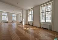 Erstbezug nach Sanierung – Repräsentatives Altbau-Büro nahe Rathaus mit Terrasse