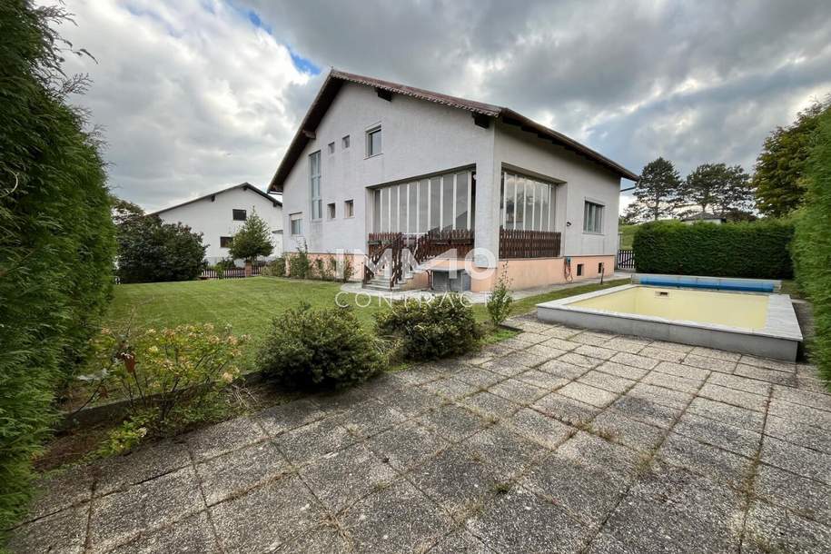 Einfamilienhaus mit Pool, und PV-Anlage nur wenige Autominuten von Wien entfernt, Haus-kauf, 449.000,€, 2222 Gänserndorf