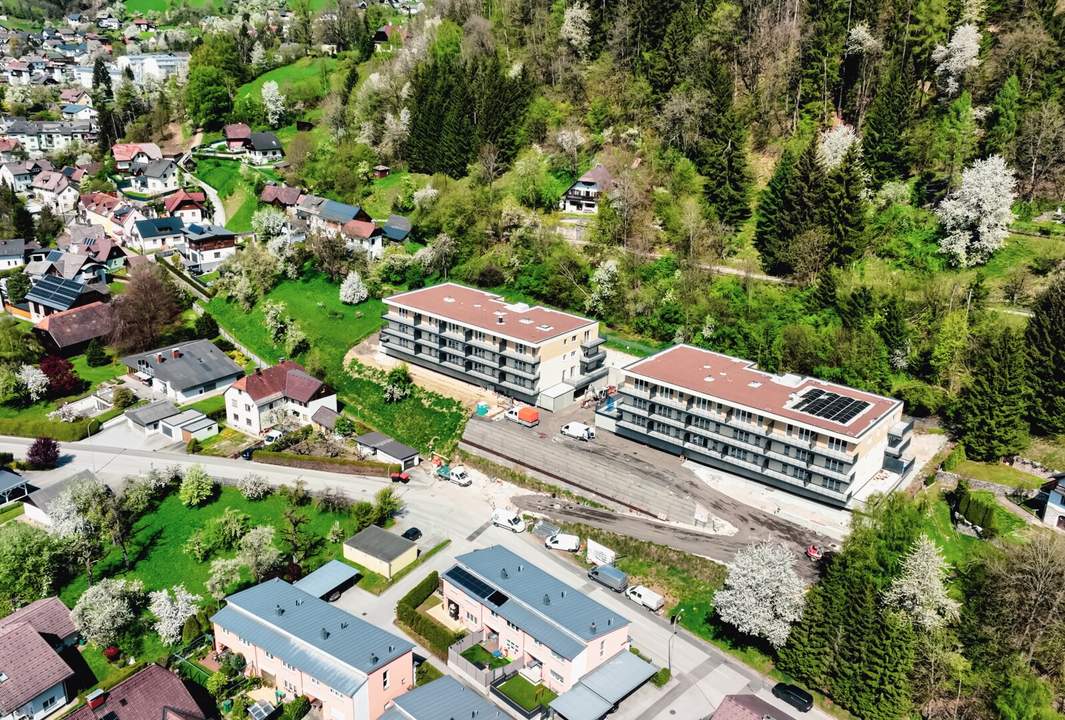 EIGENHEIM ODER ZWEITWOHNSITZ: 2-Zim.-Gartenwohnung mit unverbaubaren Blick ins Ennstal