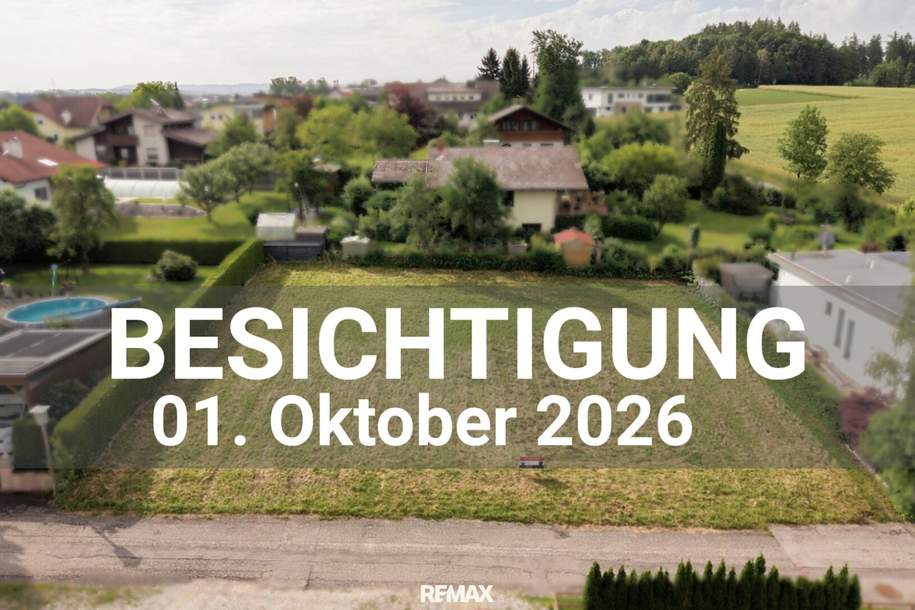 Sonniges Traumgrundstück – bereits voll aufgeschlossen, Grund und Boden-kauf, 134.000,€, 4971 Ried im Innkreis