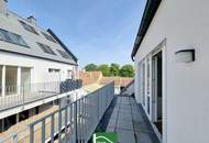 Moderne Dachgeschosswohnung mit großzügiger Terrasse - 3 Zimmer - Wohnen am Marchfeldkanal