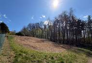 Baugrund am Ende der Sackgasse – Natur & perfekte Nähe zu Wien!