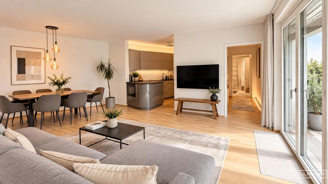 STIL HAT EIN ZUHAUSE. UND EINEN GARTEN. | EXKLUSIVES 4-ZIMMER-WOHNEN IN OBER ST. VEIT | ZELLMANN IMMOBILIEN