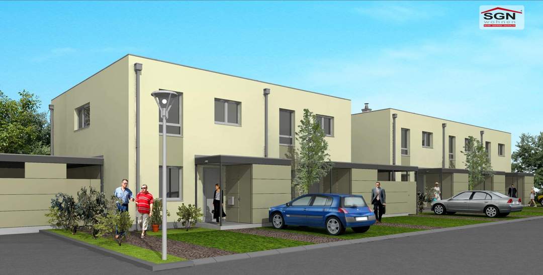 Willkommen beim 2. Bauabschnitt - Traumhafte Häuser mit Gartenparadies