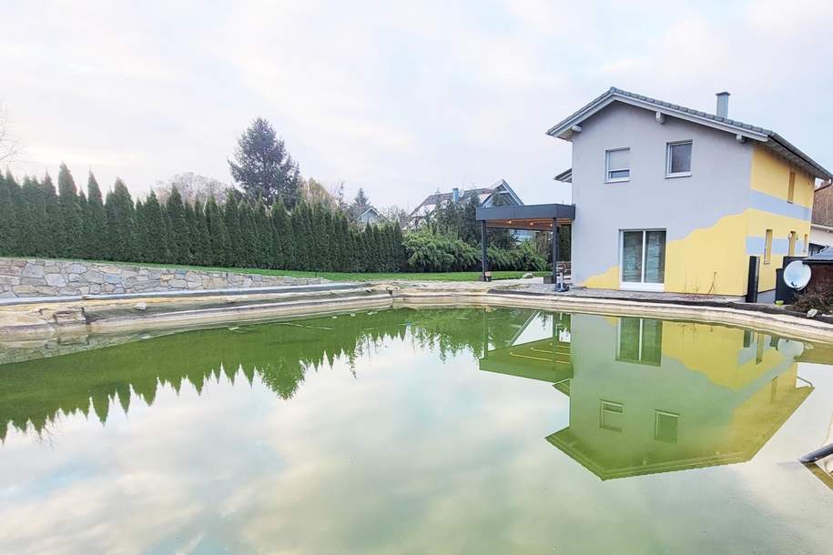 Einfamilienhaus mit großem Garten und Schwimmteich, Haus-kauf, 440.000,€, 4720 Grieskirchen