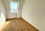 WASAGASSE, FERNBLICK, sonniges 92 m2 Dachgeschoß mit 6 m2 Balkon, 3 Zimmer, Wohnküche, 2 Bäder, Parketten