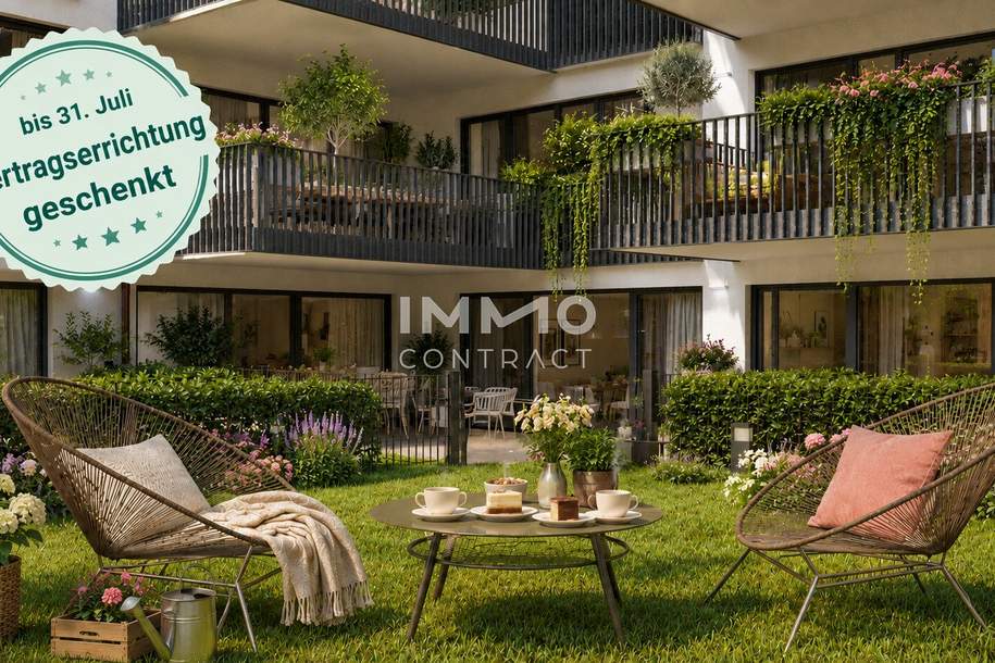 Parkseitiges Zweizimmer-Apartment mit Abendsonne (Neubau, Erstbezug), Wohnung-kauf, 193.500,€, 1160 Wien 16., Ottakring