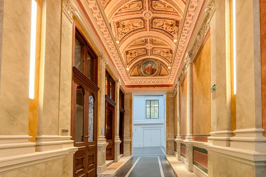 Repräsentatives Büro im prachtvollen Palais Schwab, Gewerbeobjekt-miete, 5.801,55,€, 1010 Wien 1., Innere Stadt